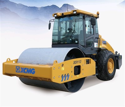 Corró de carretera vibratori d'un sol tambor